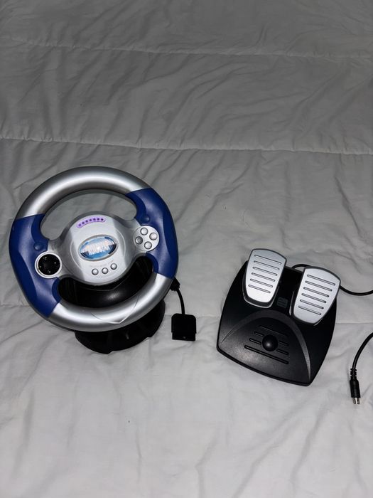Volante e pedais para Playstation