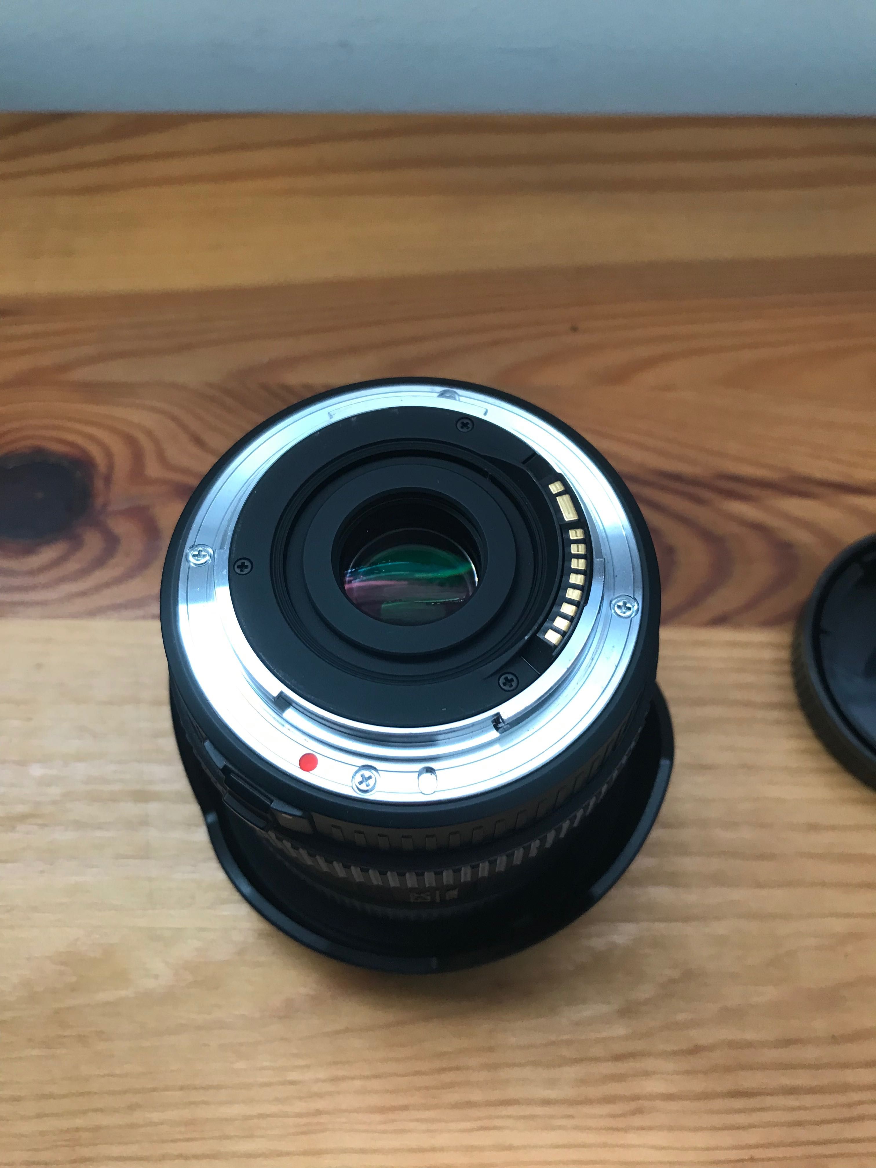 Objectiva Sigma 10-20 mm F4-5.6 EX DC HSM (Canon)
