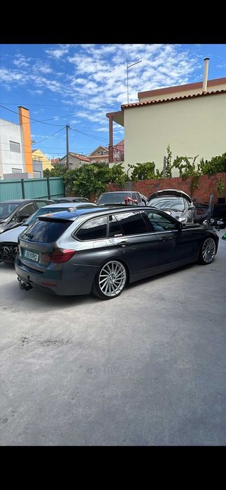 Jantes 20 5x120 com pneu, troco por 18