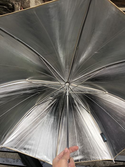 Зонт micropro 100 и 85 см золото-серебро