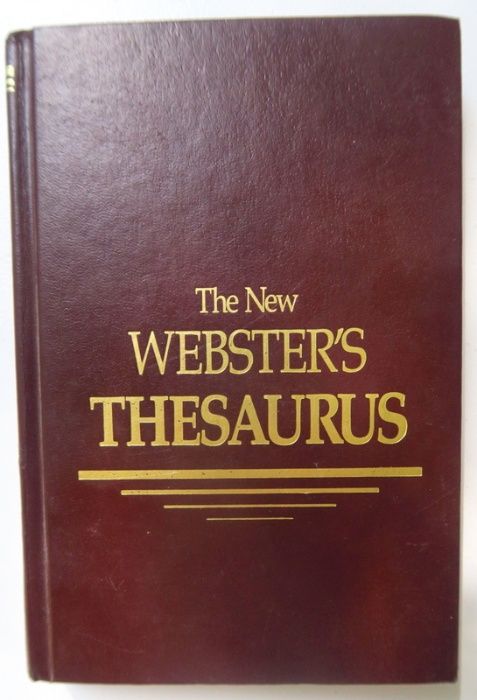 The New Webster’s Thesaurus English Słownik synonimów ang pocet