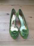 Buty damskie piękne szpilki Nine West 39 jasna zieleń