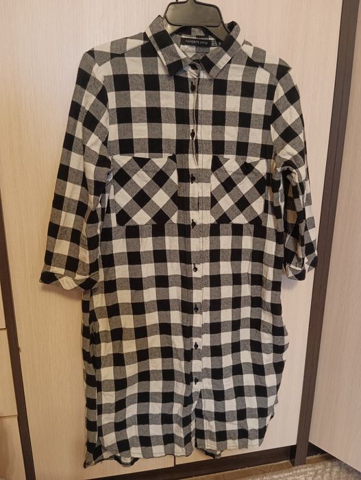 Сукня favorite style в клітинку спортивна сукня туніка