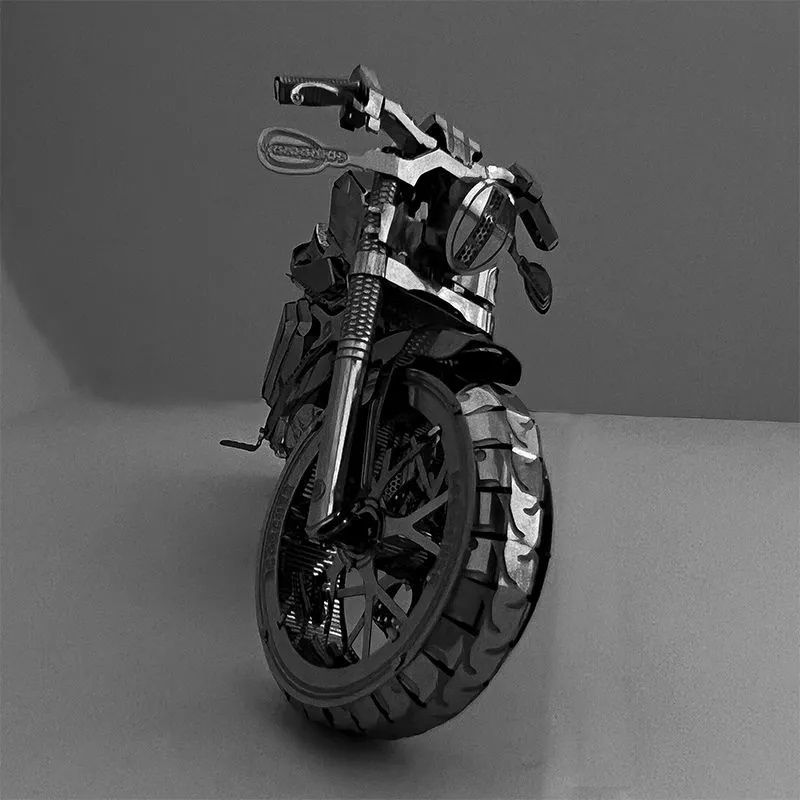 Motocykl model 3D metalowe puzzle do samodzielnego złożenia