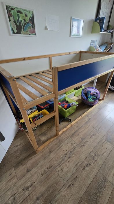 Łózko dziecięce drewniane IKEA KURA