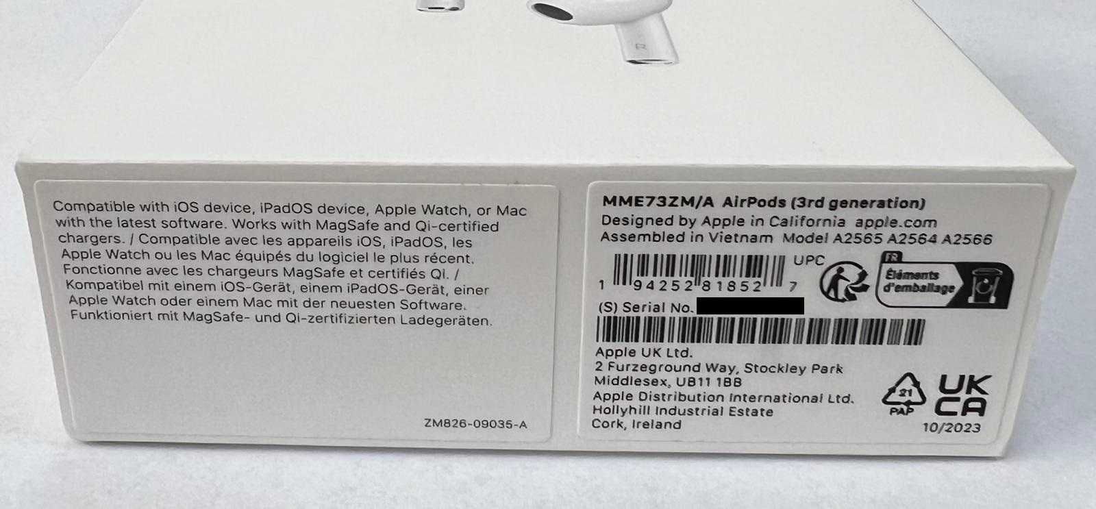 Apple Airpods 3 Oryginalne KRAKÓW ul.krakowska 4 Sklep GSM