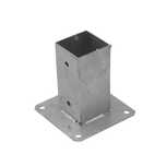 7 sztuk podstawa słupa metalowa przykręcana 7x7 cm