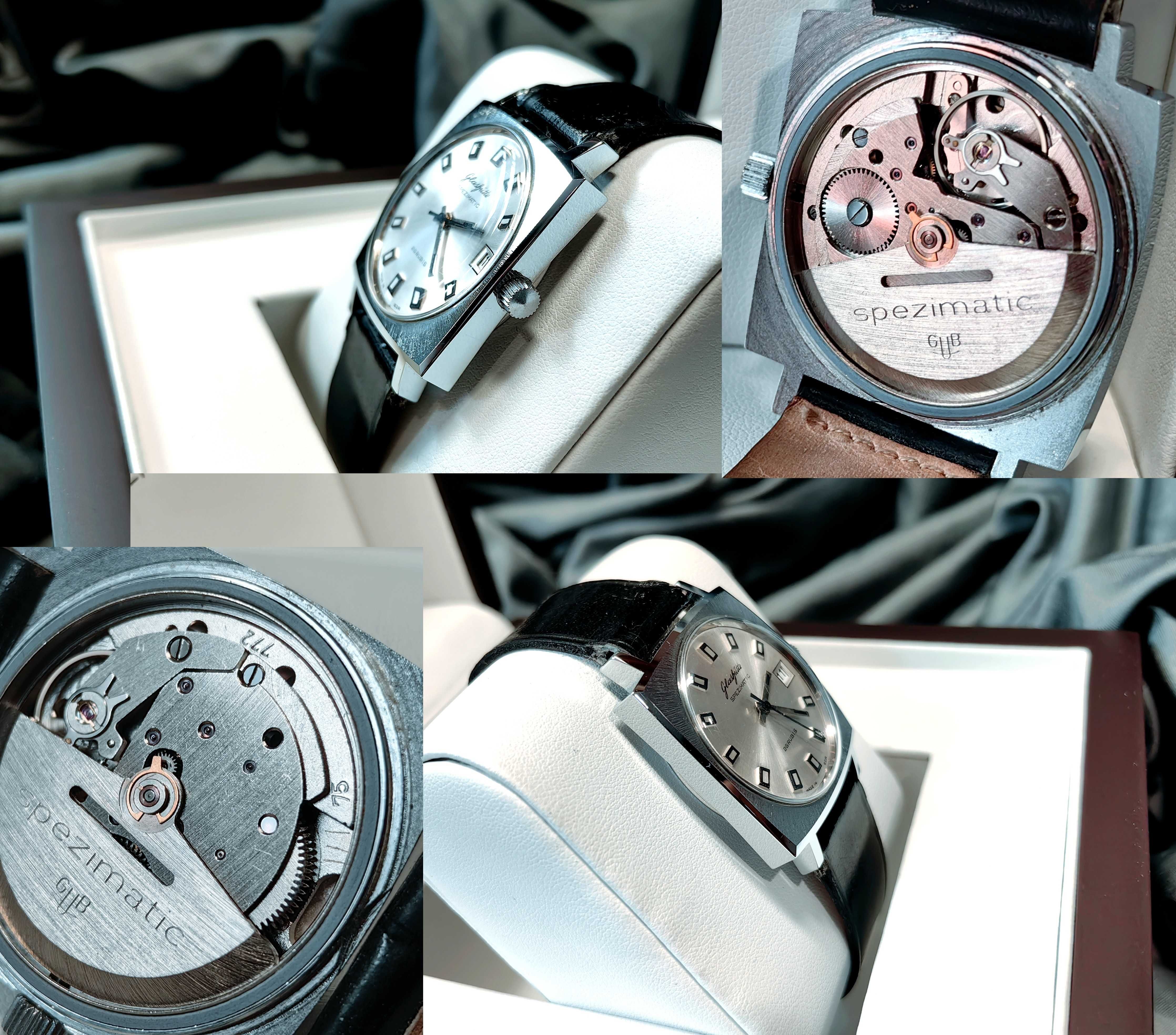 Zegarek Glashütte Spezimatic 26 Rubis GUB Automatic Data Org Pudełko !