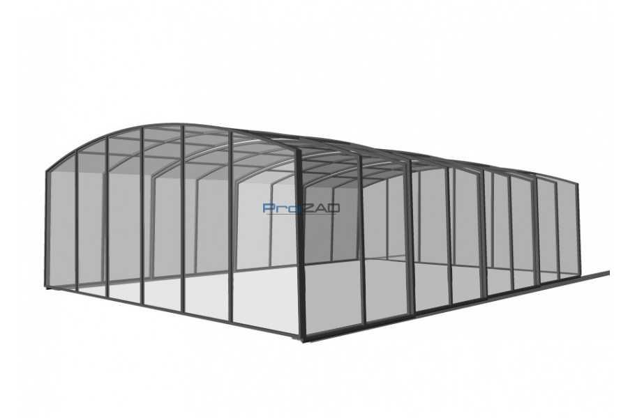 Zadaszenie basenowe 10,2 x 6,0m ARENA PrimeCover wysokie PROMOCJA ZIMO