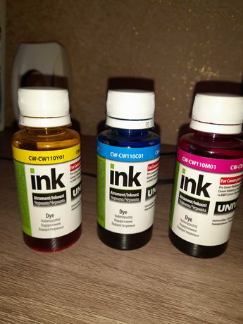 Фарба кольорова в принтер Canon