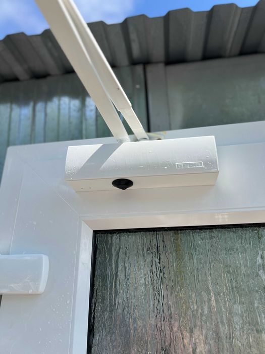 Drzwi używane zewnętrzne PCV 106 x 210