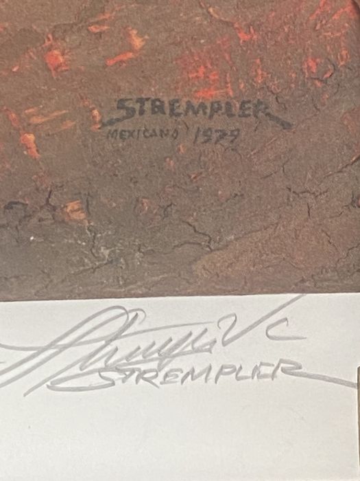 Plakat Strempler Mexicana 1979.