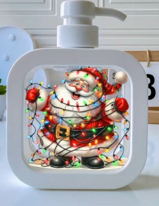 Pojemnik dozownik na mydło szampon świąteczny prezent mikołajki