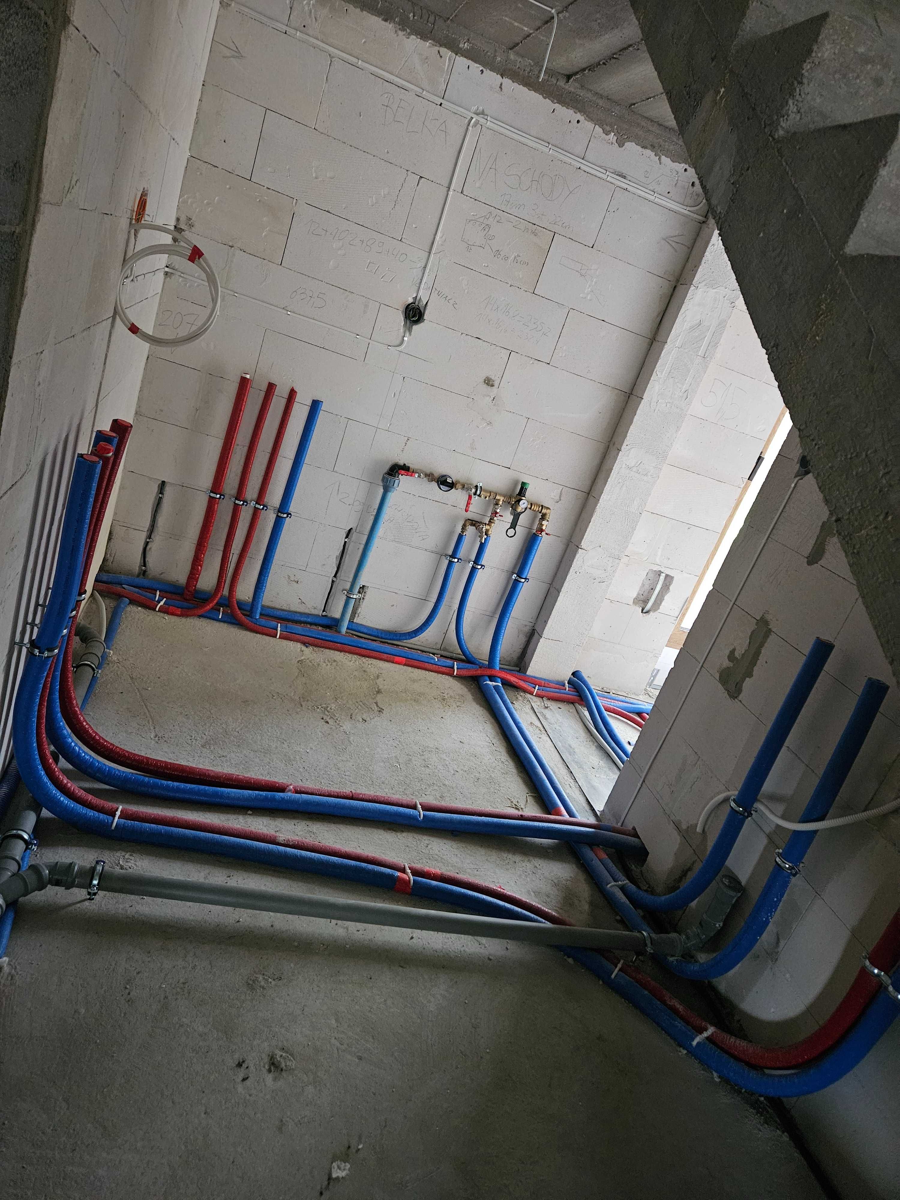 Instalacje wodno-kanalizacyjne, centralne ogrzewanie, hydraulika,