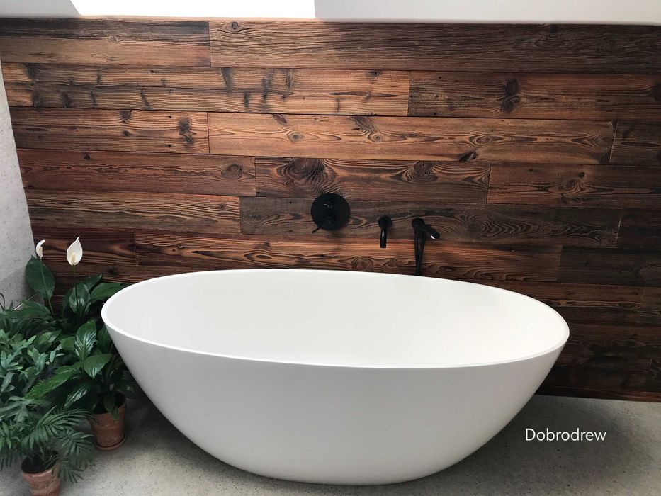 stare deski na ścianę lamele naturalne panele ścienne sufit boho loft