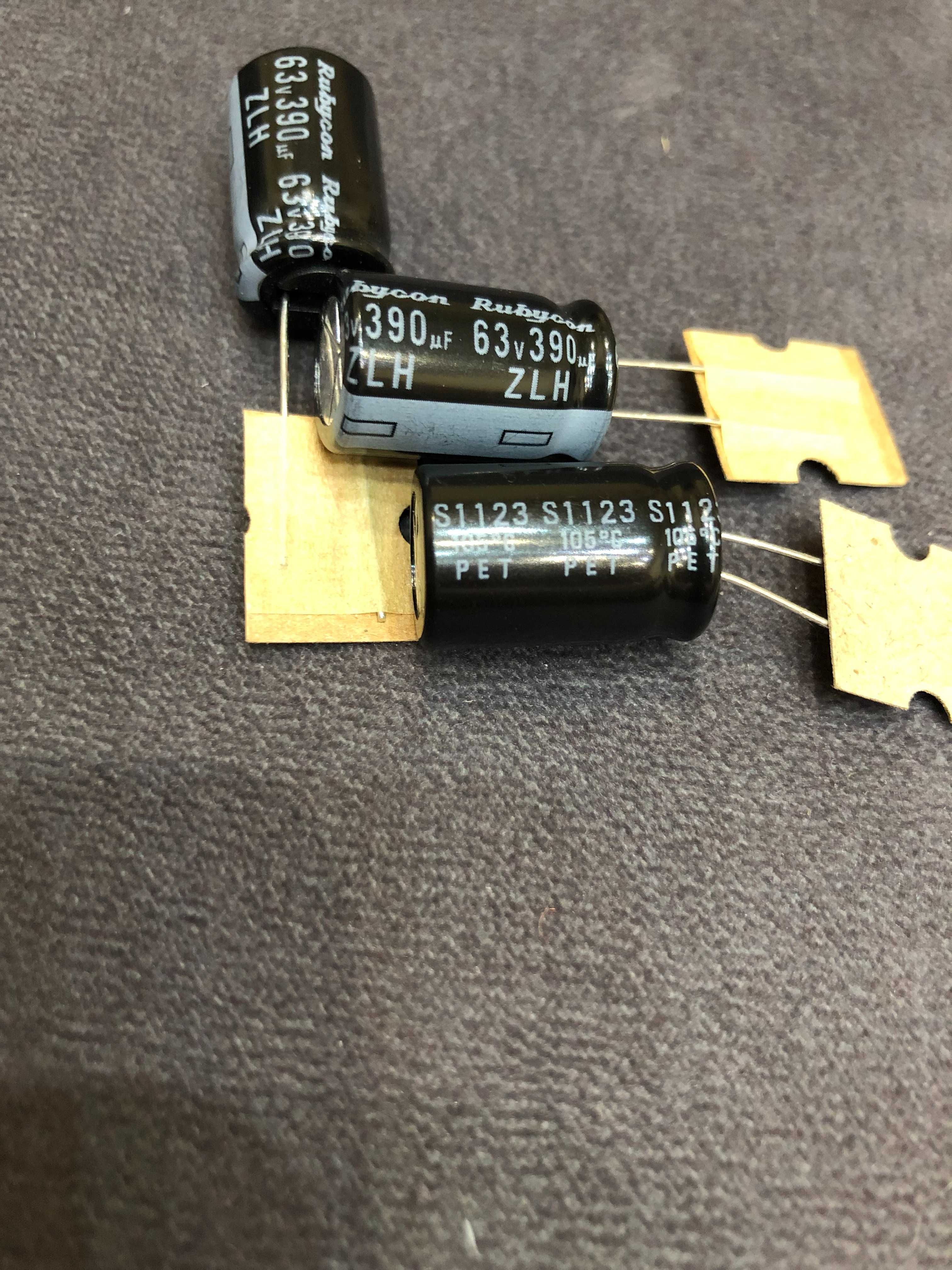 Rubycon 63v390uf zlh New Новые Нові электролитический конденсатор FPV