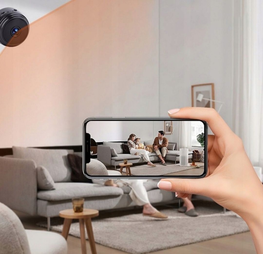 Kamera szpiegowska bezprzewodowa mini FULL HD 1080P ukryta Wi-Fi SD