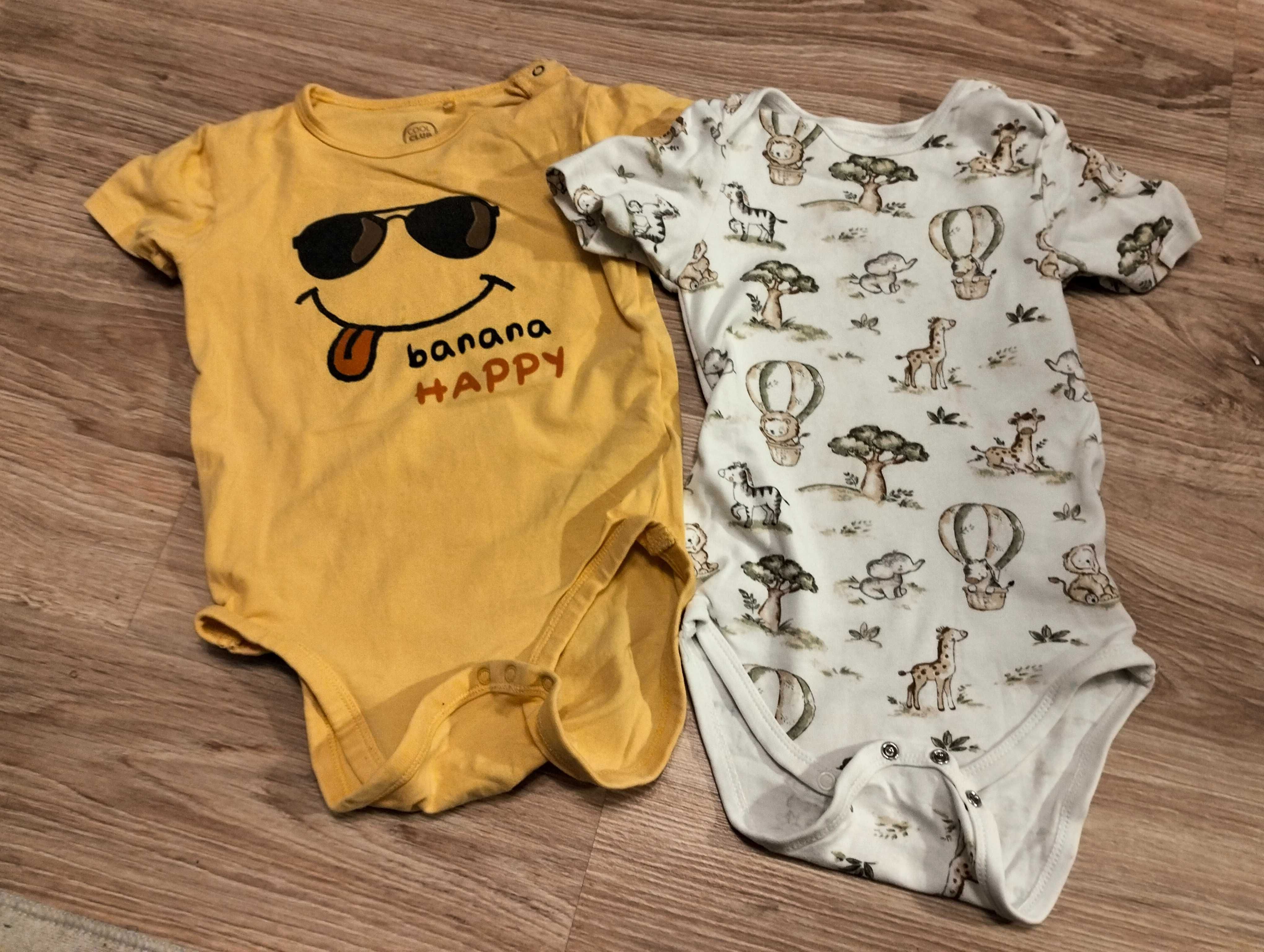 Body krótki rękaw 6 sztuk 92/98