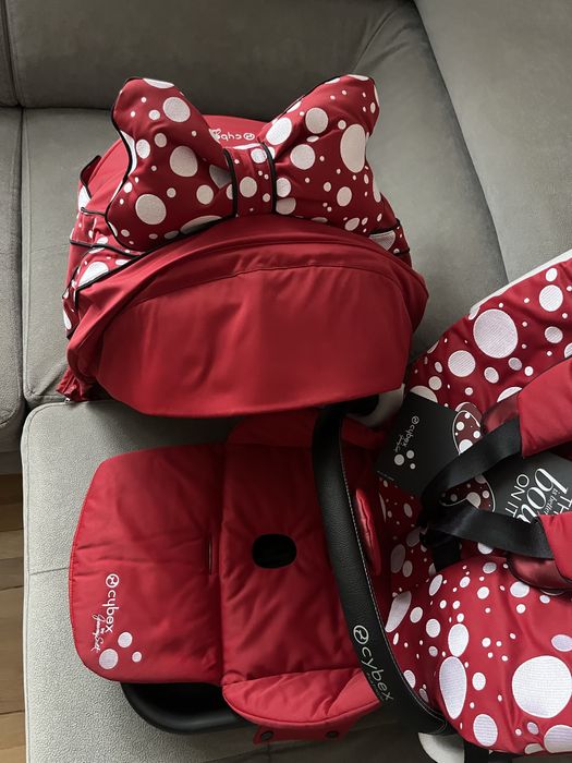 Selaż siedziska cybex priam 4.0 black matt z tapicerka petticoat
