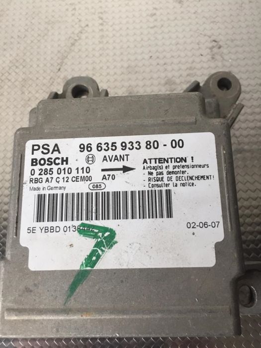 Centralina airbag PEUGEOT 207 (WA_, WC_)