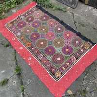 Indyjska banjara koc narzuta dywan z indi haftowany wyszywany kilim