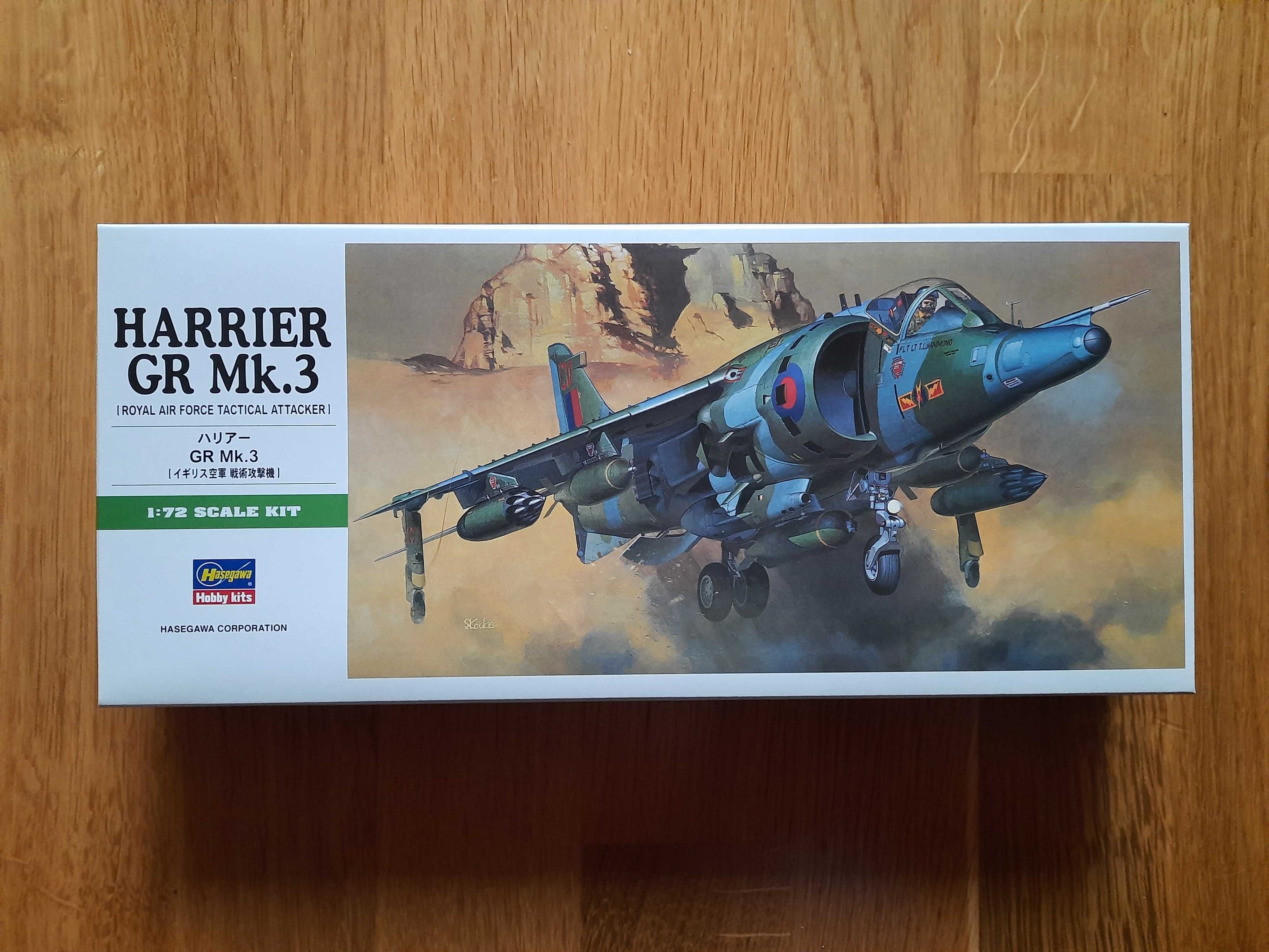 Model do sklejania Hasegawa Harrier GR Mk.3 skala 1/72
