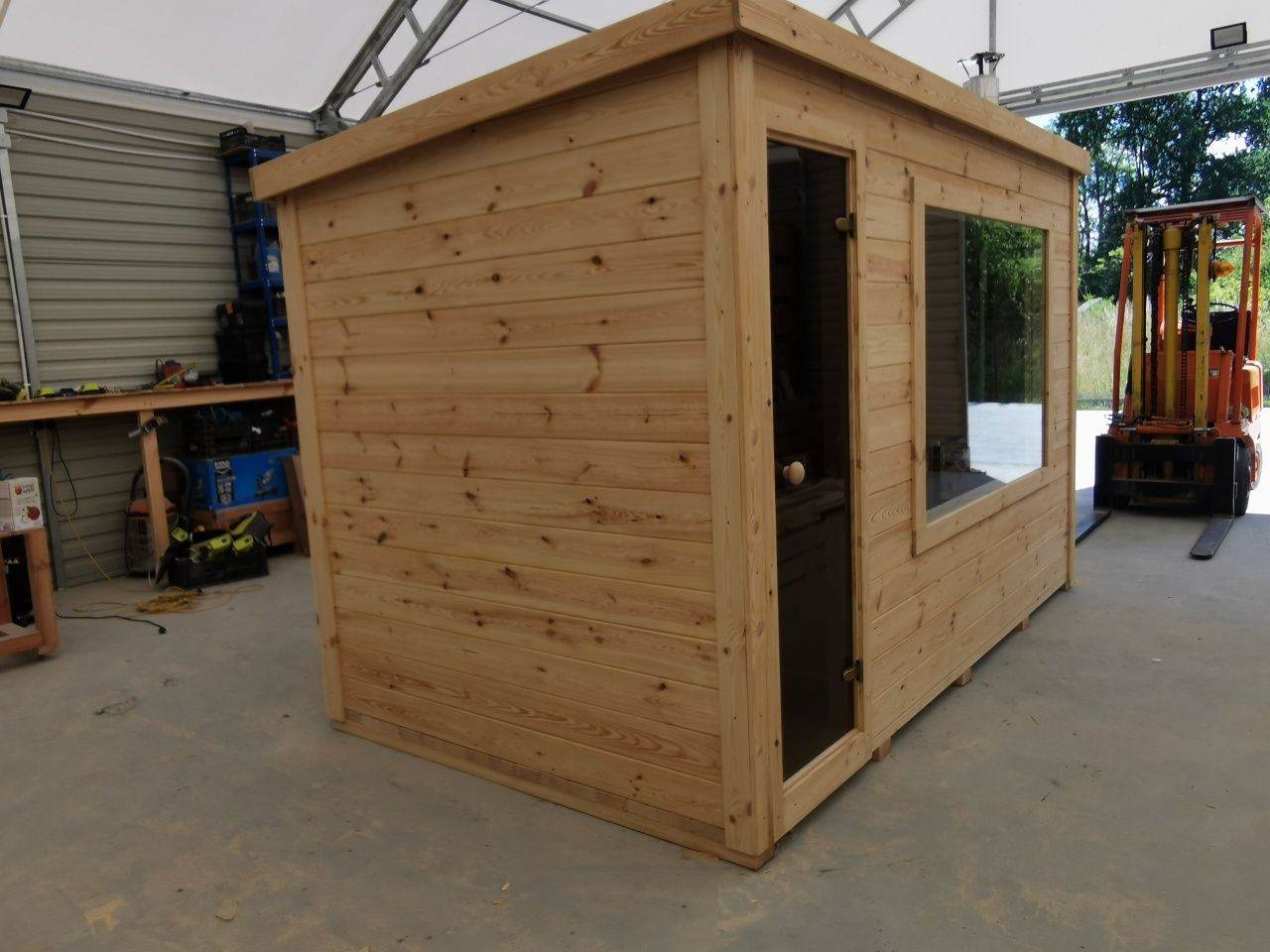 Sauna Ogrodowa Luna 3,5m x 2 m Ocieplona + Piec Raty Leasing