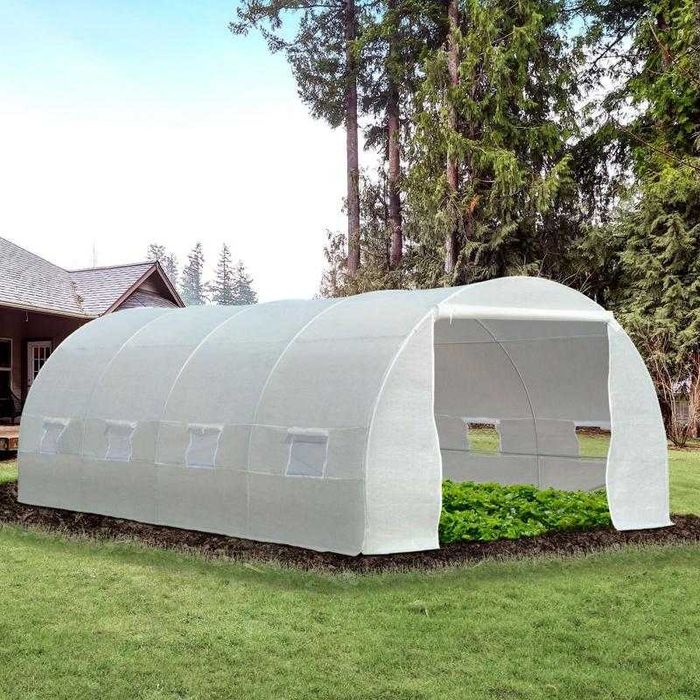 Estufa para Horta ou Jardim Tipo Túnel – 6x3m