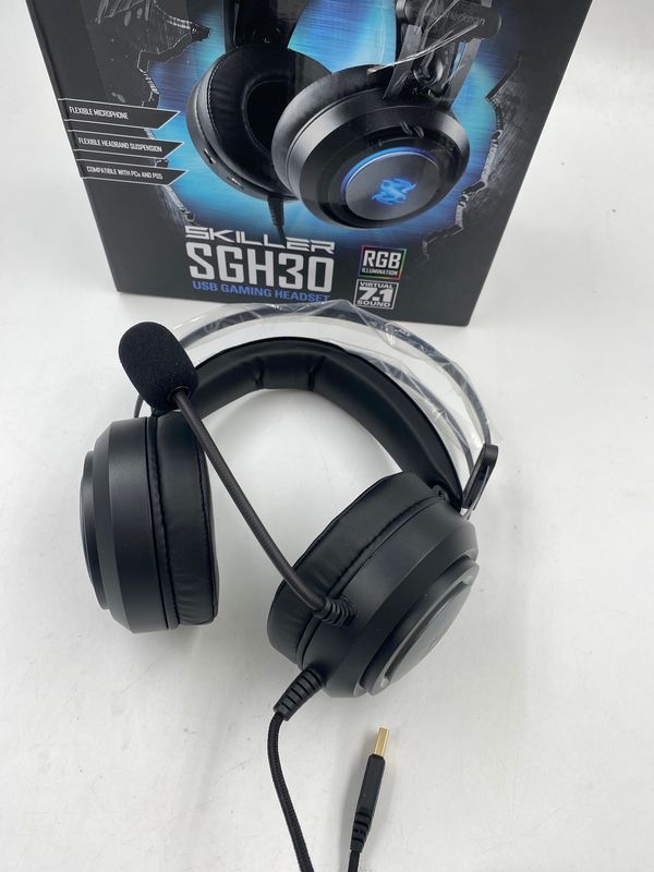 słuchawki nauszne przewodowe rgb sharkoon skiller sgh30 kabel 2,4 m