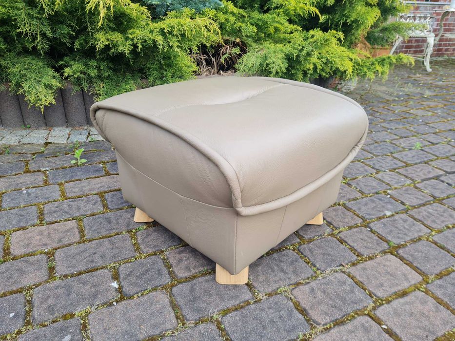 Skórzana pufa Puf Siedzisko