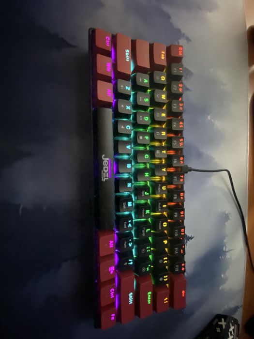 Продам клавіатуру kl69 60% Blue Switch