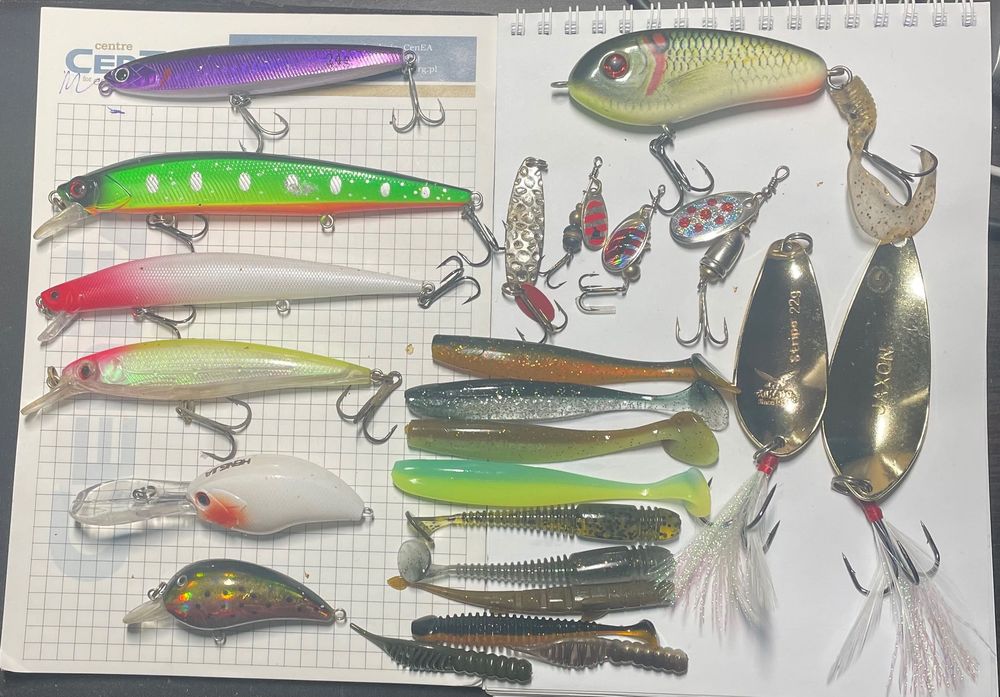 Woblery, wahadłówki, przynęta na szczupaki, nie Rapala, Salmo, Canibal