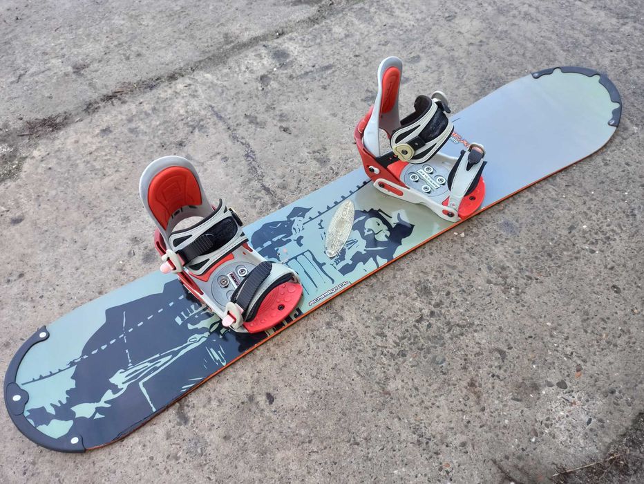 Deska snowboardowa snowboard Rossignol Scan 140 cm + wiązania