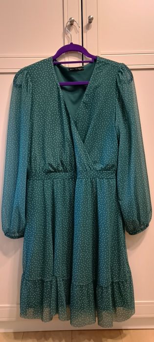 Sukienka w kropki, rozmiar L.