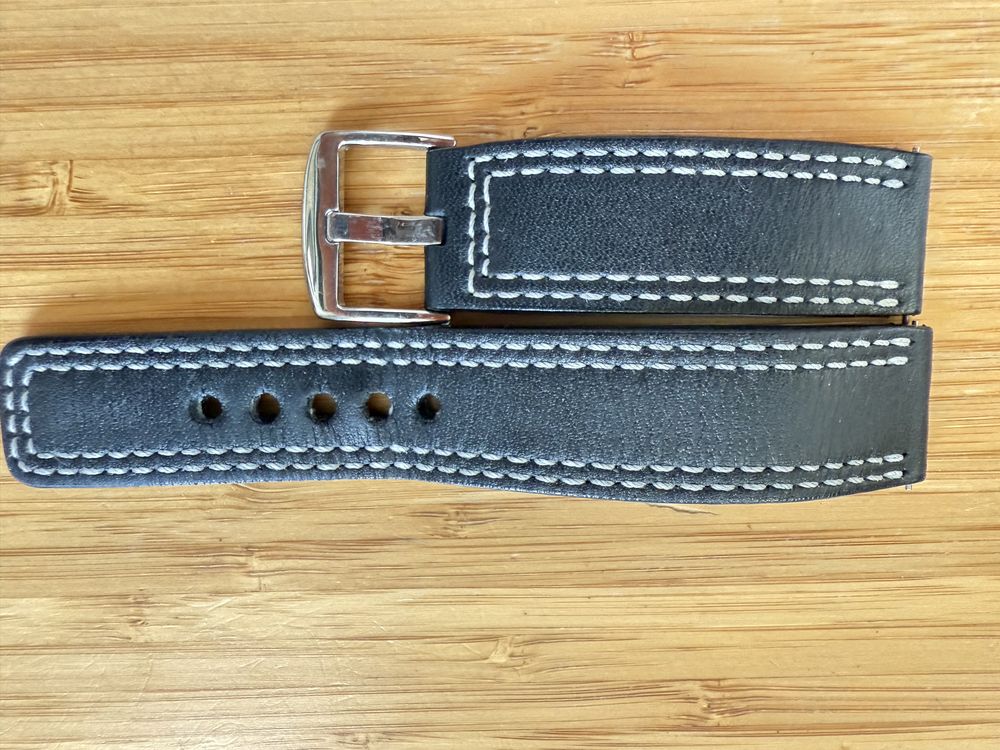 Pasek do zegarka skorzany - 22 mm