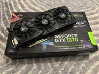 ASUS  GAMING GTX 1070 8GB jak nowa!