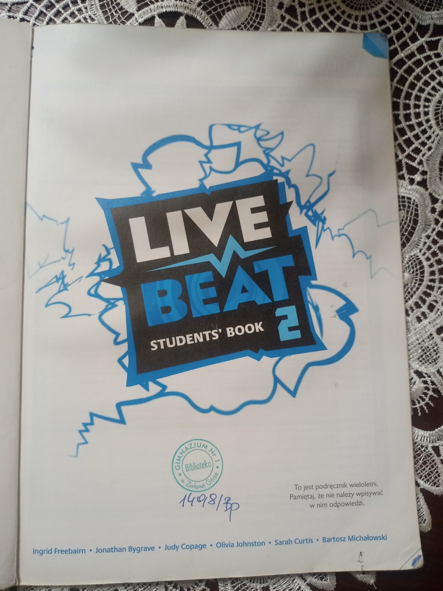 Podręcznik Live Beat 2 + płyta