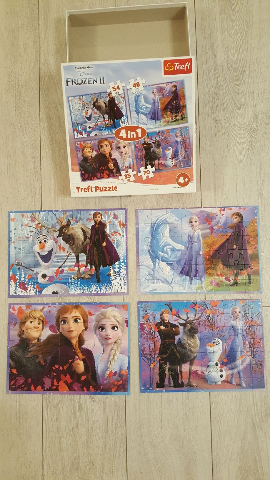 Puzzle Frozen Kraina lodu Trefl 4w1