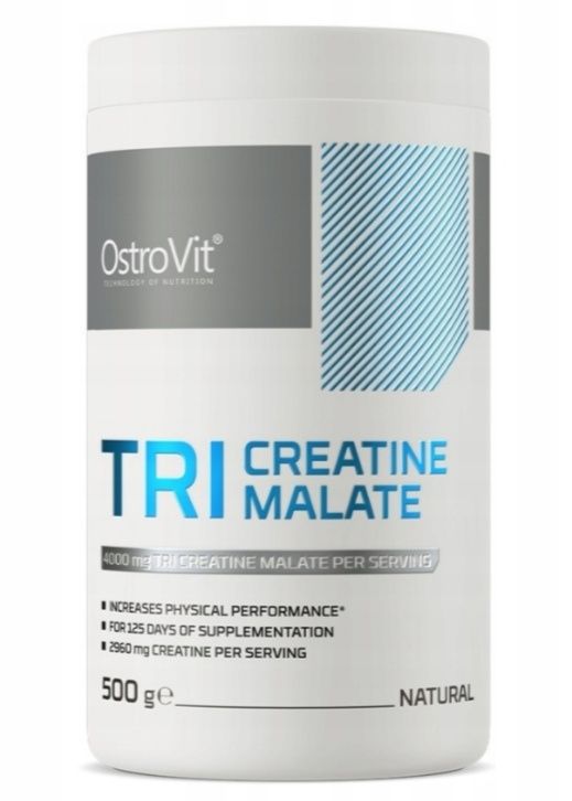 OstroVit Supreme Pure Tri-Creatine 500 g Kreatyna JABŁCZAN Natutalna
