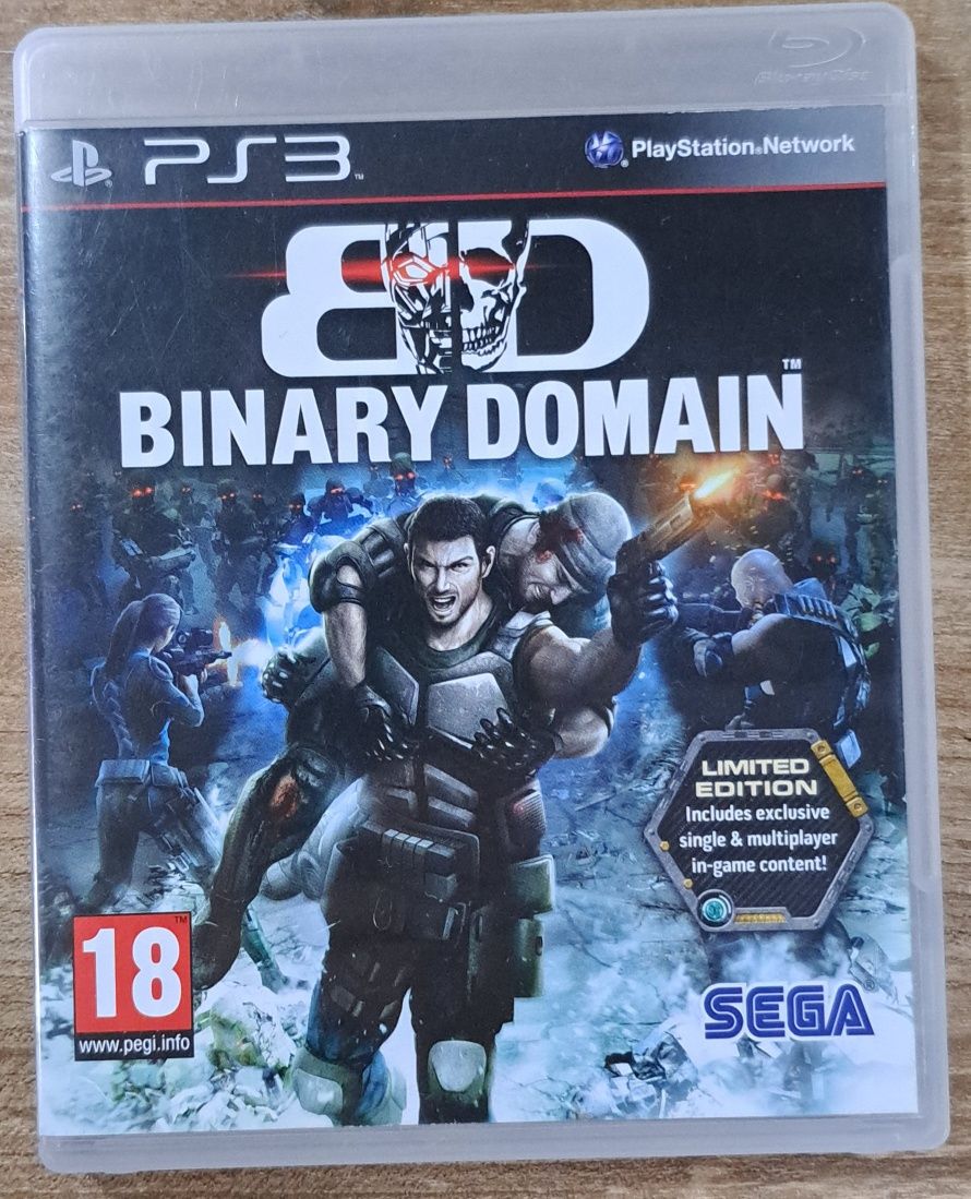 Binary Domain 3xA Komplet Ps3 Playstation 3