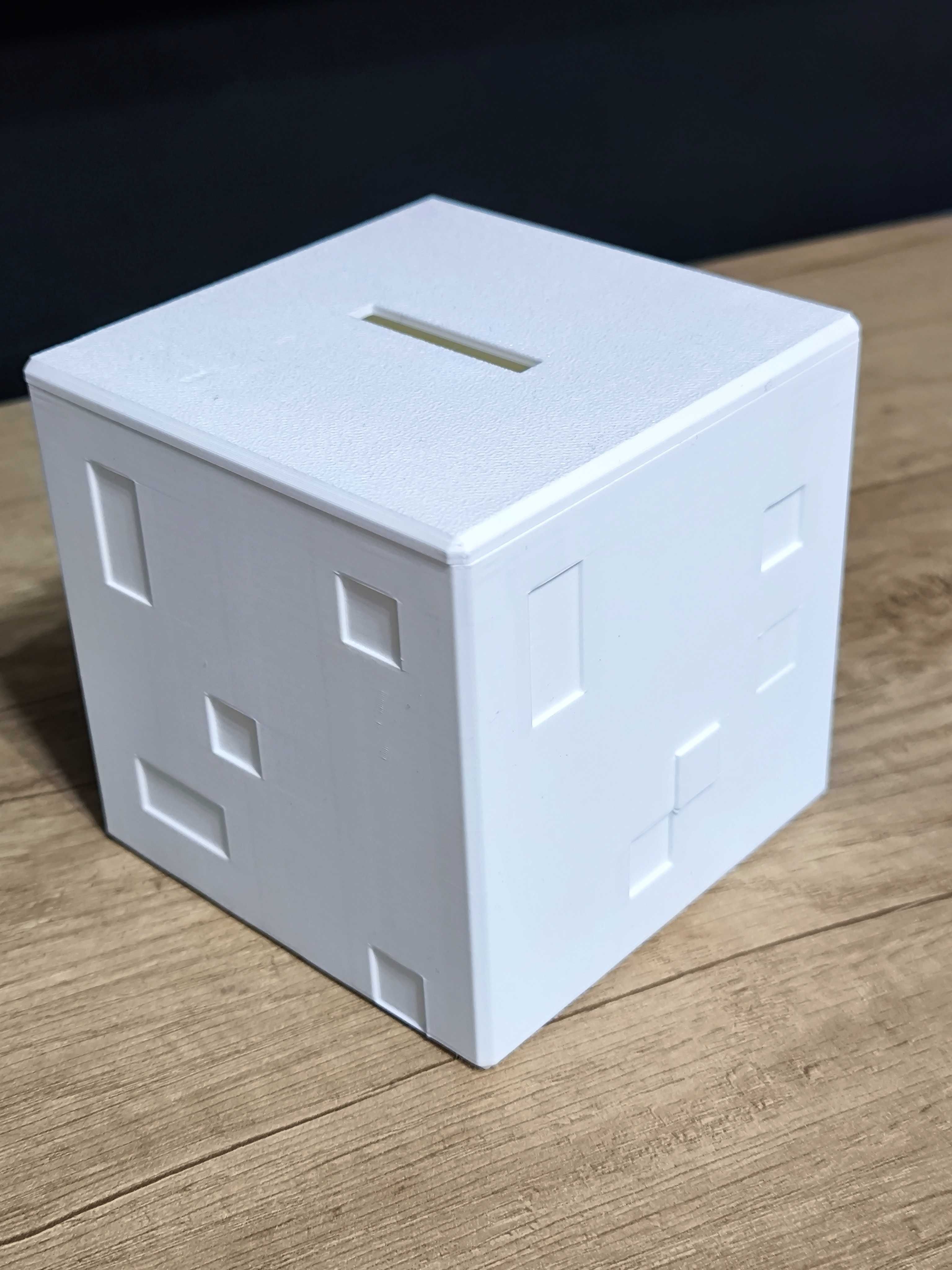 Skarbonka Minecraft - Głowa Szkieleta na dzień dziecka