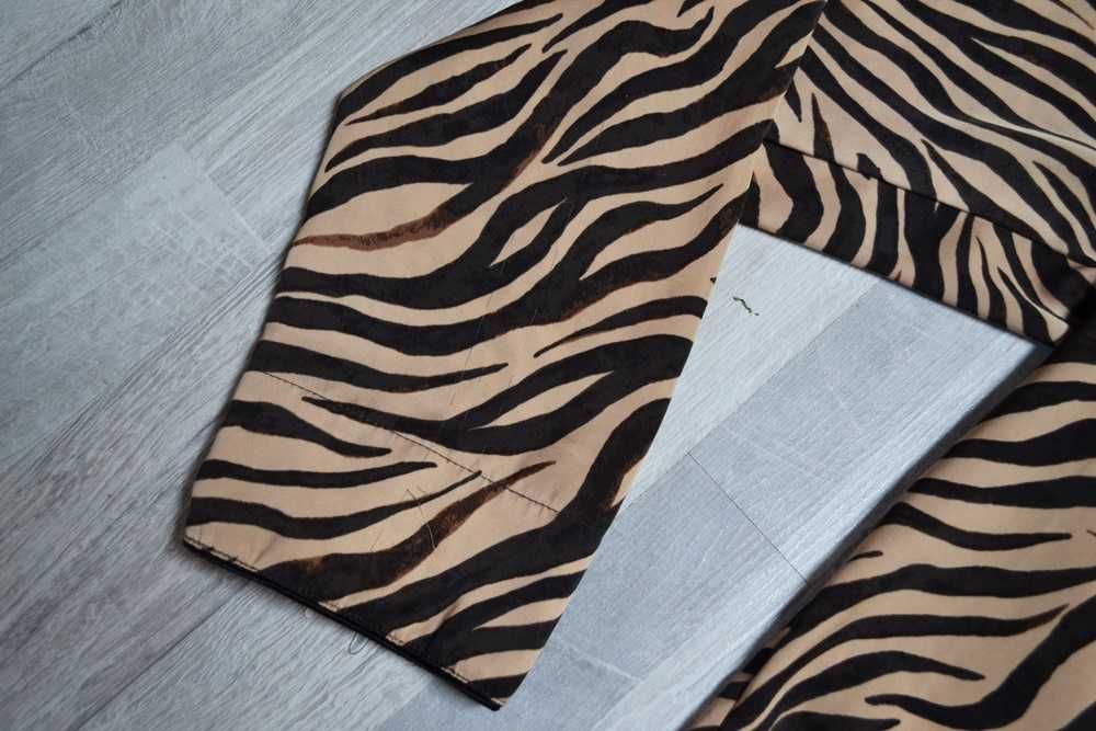 Koszula H&M zebra beżowa prl XS