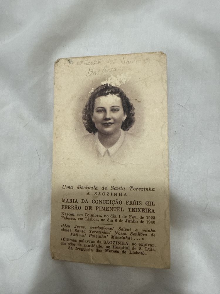 Exemplar de 20.000 impressos de novena de Sãozinha