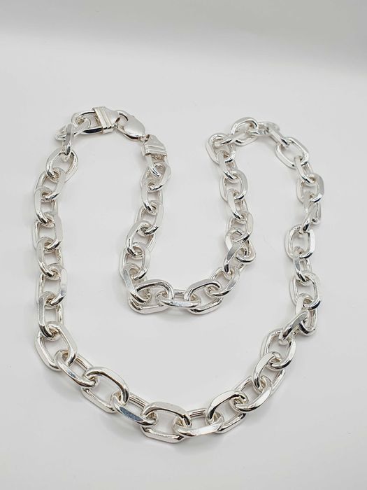 Łańcuszek Srebrny Ankier 925 Masywny