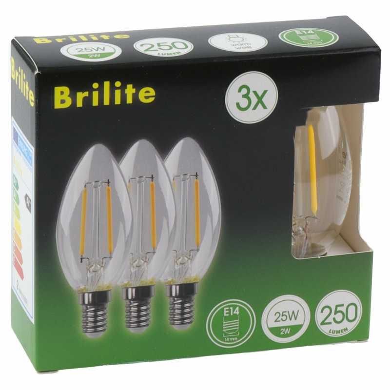 LED LAMP/2700K/BRILITE/Watt: 2 (25)/Socket: E14