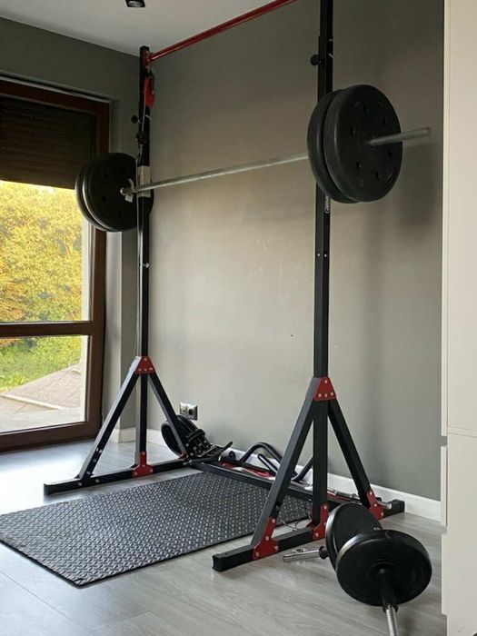 Drążek stacjonarny, stojacy, half rack