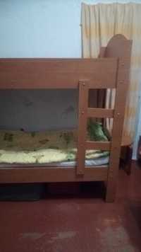 Двухъярусная кровать деревянная для детей или взрослых