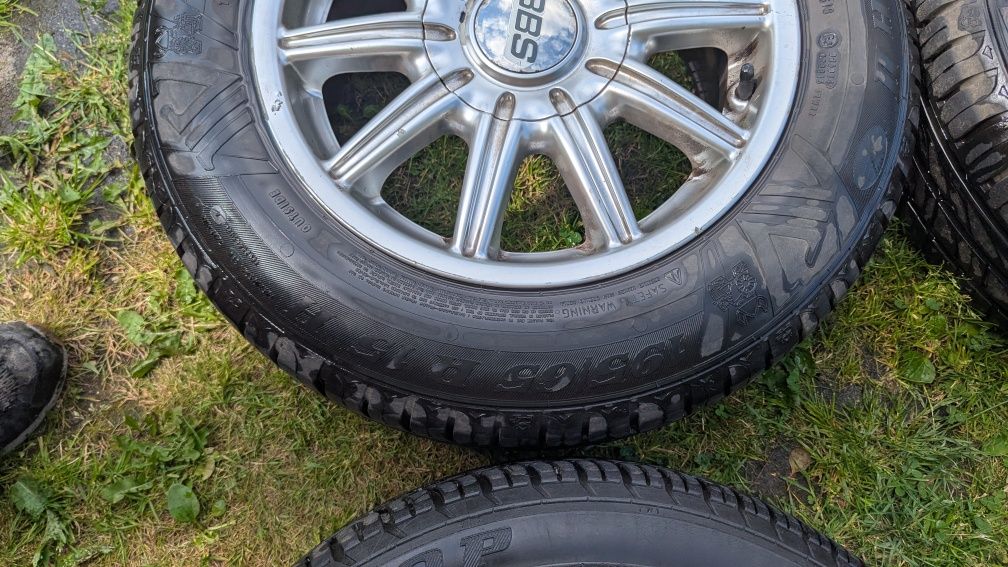 Alufelgi 15 R15 5x100  BBS Skoda Octavia I  z oponami