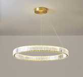 LAMPA ring kryształki 60cm glamour wisząca żyrandol HIT
