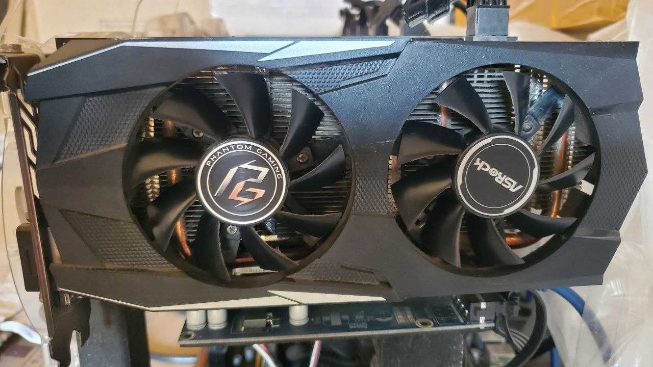 Майнинговая Ферма ASRock RX570 PhantomOC 8GB GDDR5 256bit 6шт  5порт